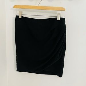 Helmut black mini skirt
